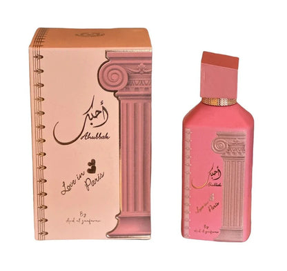 Ahubbak Love In Paris EDP Perfume By Ard Al Zaafaran 100ml