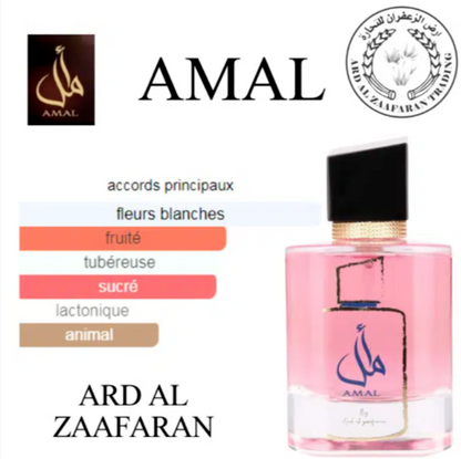 Amal Perfume By Ard al Zaafaran Eau de Parfum 100ml