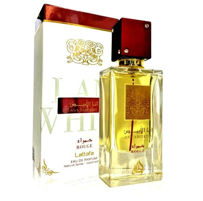 Ana Abiyedh Rouge Eau De Parfum 60ml By Lattafa Perfumes