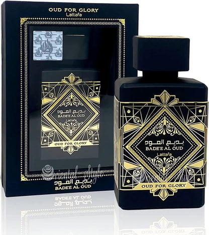 Bade'e Al Oud by Lattafa Oud for Glory Eau de Perfume Unisex Scent 100ml