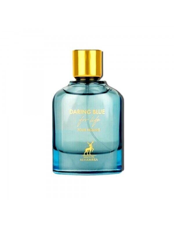 Daring Blue for life Edp Perfume 100ml by Maison Alhmabra Fragrance Scent Parfum