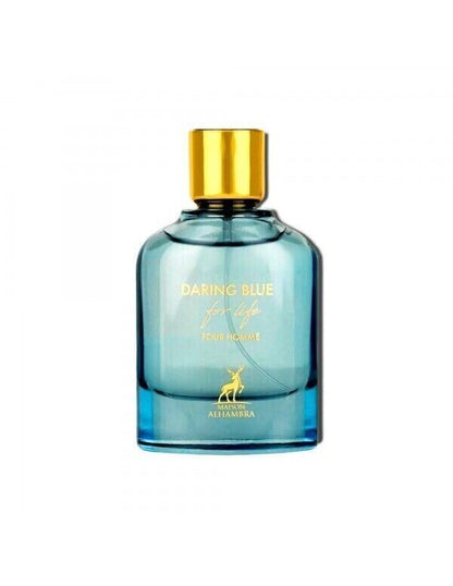 Daring Blue for life Edp Perfume 100ml by Maison Alhmabra Fragrance Scent Parfum