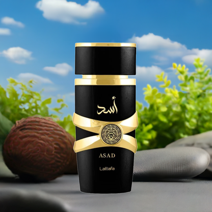 Asad Perfume By Lattafa for Men Fragrance Spray Woody Amber Vanilla scent 100ml