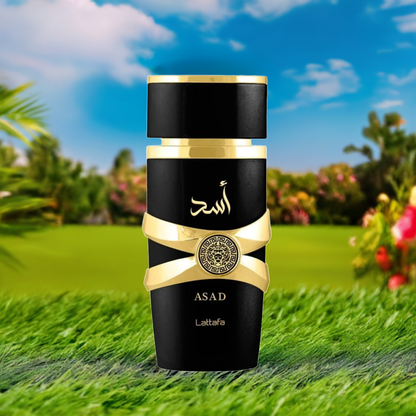 Asad Perfume By Lattafa for Men Fragrance Spray Woody Amber Vanilla scent 100ml