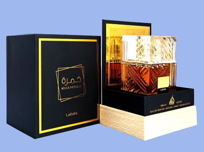 Khamrah Lattafa Perfumes Eau De Parfum 100ml Spray EDP Amber Vanilla Woody Scent