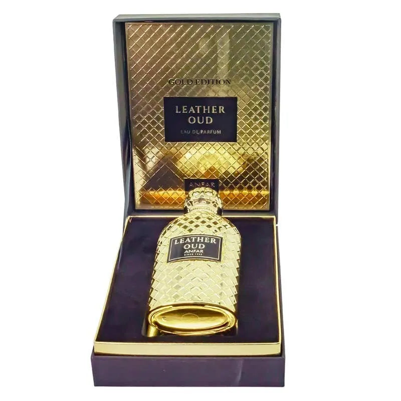 LEATHER OUD GOLD EDITION 100ML BY ANFAR LONDON