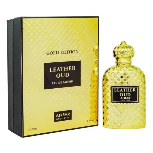 LEATHER OUD GOLD EDITION 100ML BY ANFAR LONDON