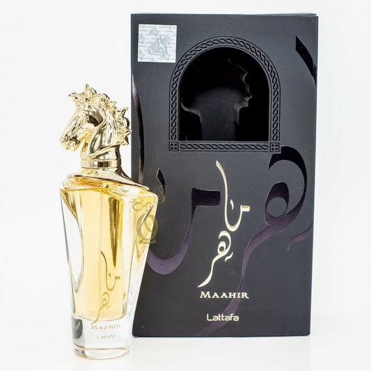 Maahir Mahir Gold Unisex Edp 100ml Eau De Parfum Perfume Fragrance Lattafa