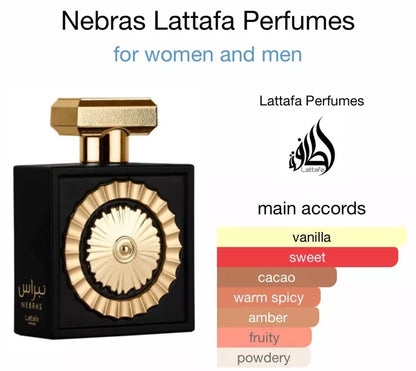 Nebras Perfume 100ml EDP by Lattafa Pride