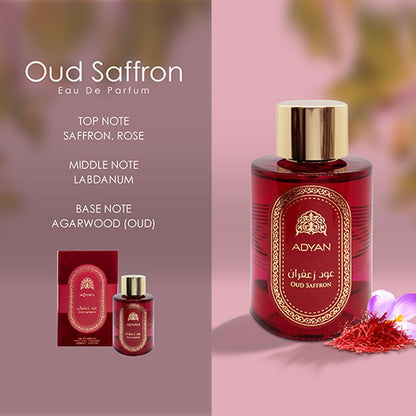 Oud Saffron | Eau De Parfum 100ml | by Adyan