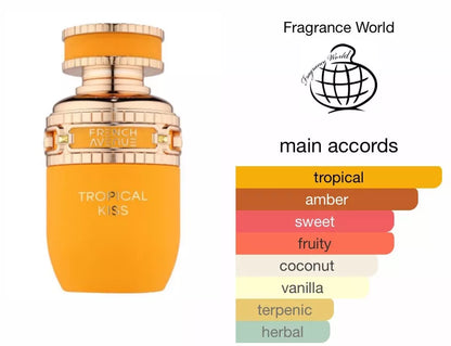 Tropical Kiss | Eau De Parfum 80ml | by French Avenue (Fragrance World)