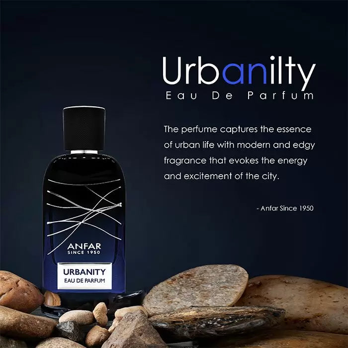 Urbanity | Eau De Parfum 100ml | by Anfar London