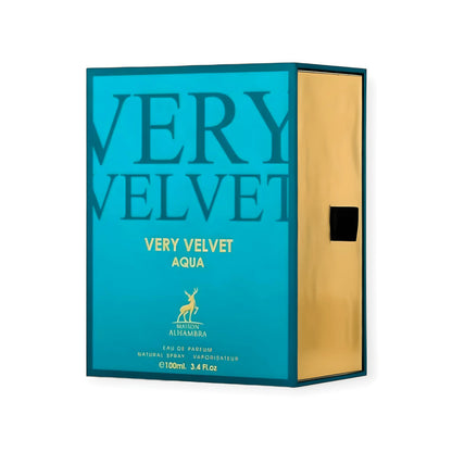 Very Velvet Aqua By Maison Alhambra Eau De Parfum Spray 100ml Fragrance Scent