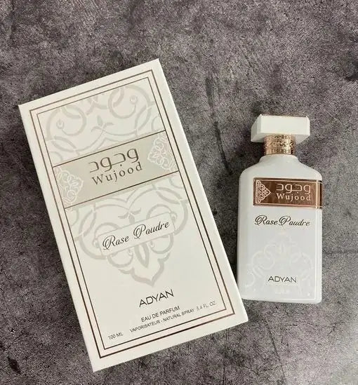 Wujood Rose Paudre | Eau De Parfum 100ml | by Anfar London